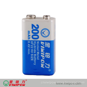 Rechargeable Ni-MH Battery 9V 280mAh for Medical Equipment (VIP-9V-200)
